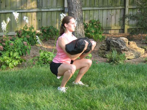 sandbag zercher squat