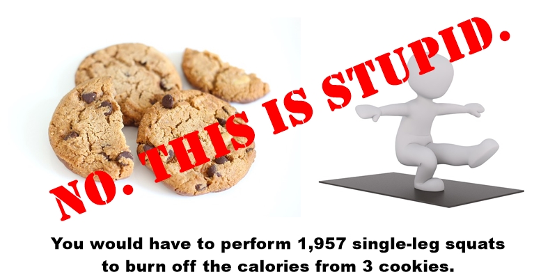 exercise is not punishment you don t have to earn food