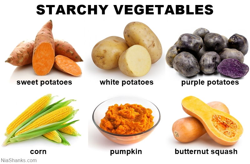 whole food starchy veggies