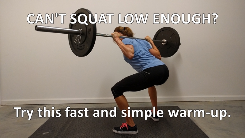 A Simple Warm-up to Help You Squat Lower